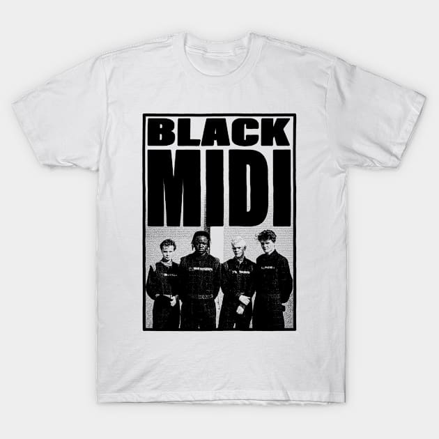 BLACK MIDI ART T-Shirt by SOMASHIRTS